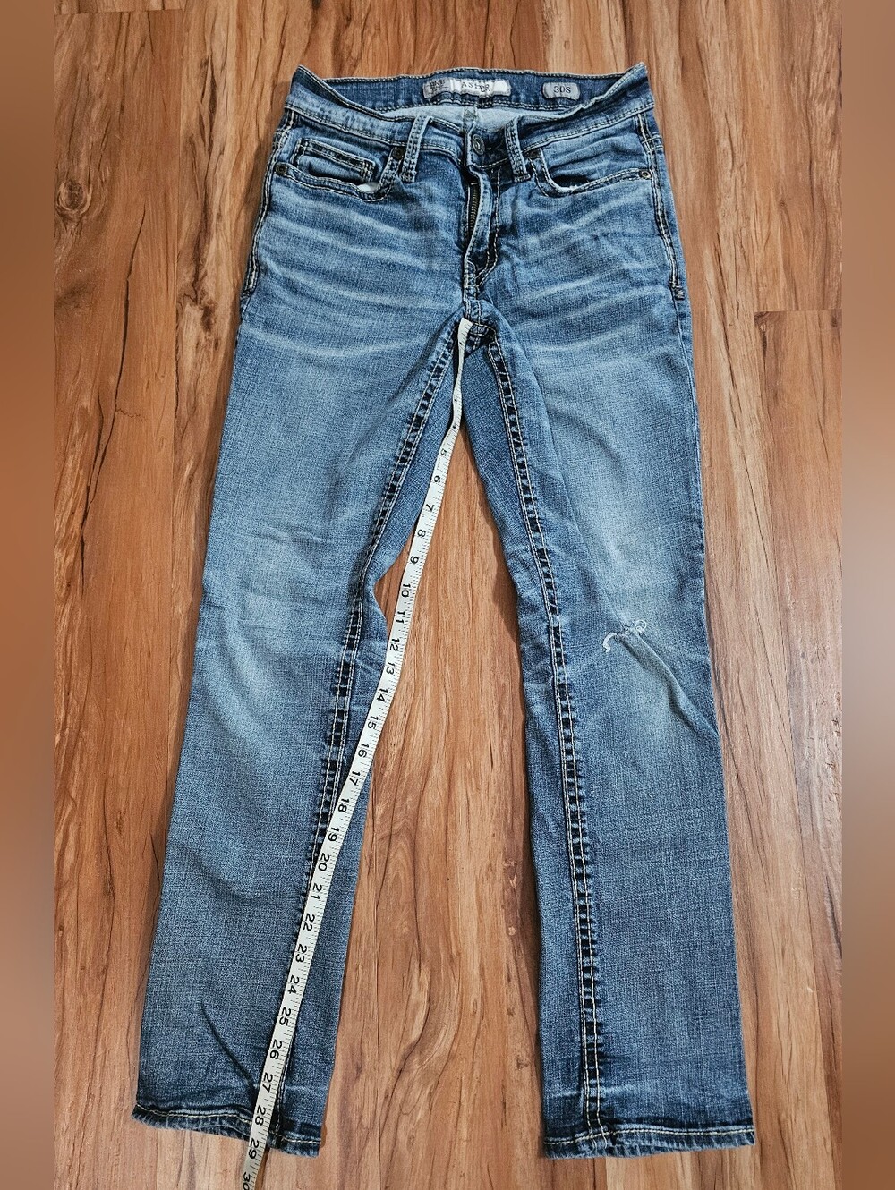Classic Light Blue Men's BKE Asher Skinny Straight Jeans Size 30S